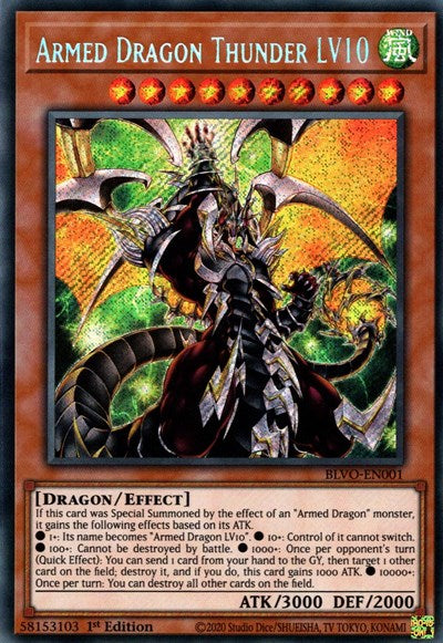 Armed Dragon Thunder LV10 (BLVO-EN001) [Blazing Vortex]