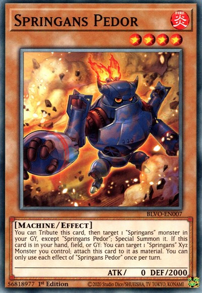 Springans Pedor (BLVO-EN007) [Blazing Vortex]