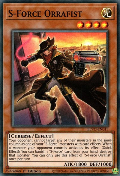 S-Force Orrafist (BLVO-EN013) [Blazing Vortex]