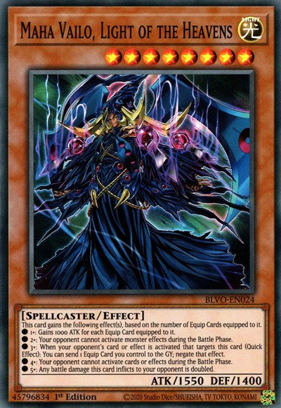 Maha Vailo, Light of the Heavens (BLVO-EN024) [Blazing Vortex]