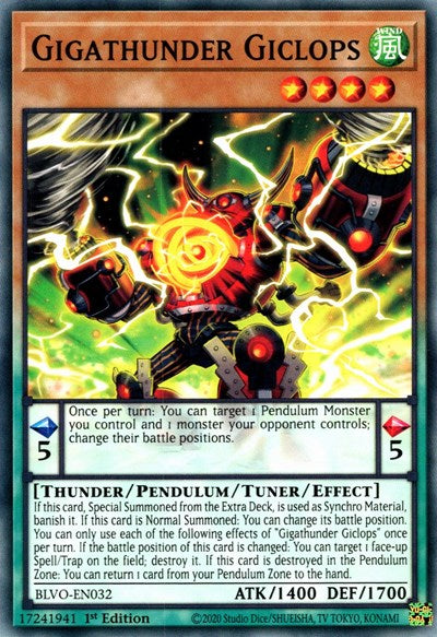 Gigathunder Giclops (BLVO-EN032) [Blazing Vortex]