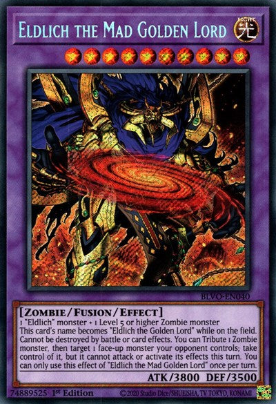 Eldlich the Mad Golden Lord (BLVO-EN040) [Blazing Vortex]
