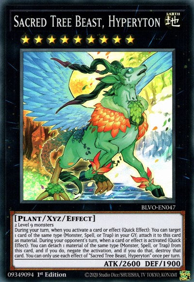 Sacred Tree Beast, Hyperyton (BLVO-EN047) [Blazing Vortex]
