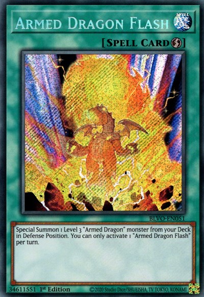 Armed Dragon Flash (BLVO-EN051) [Blazing Vortex]