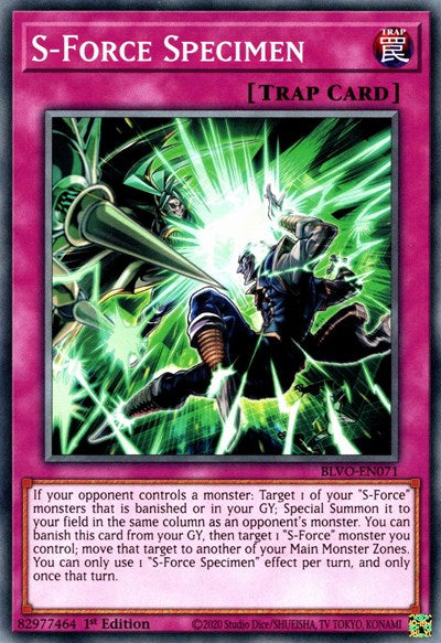 S-Force Specimen (BLVO-EN071) [Blazing Vortex]