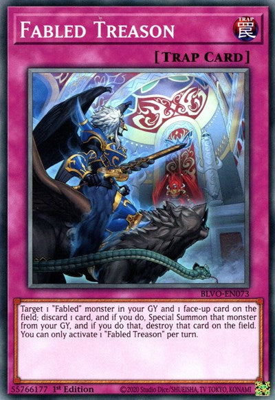 Fabled Treason (BLVO-EN073) [Blazing Vortex]