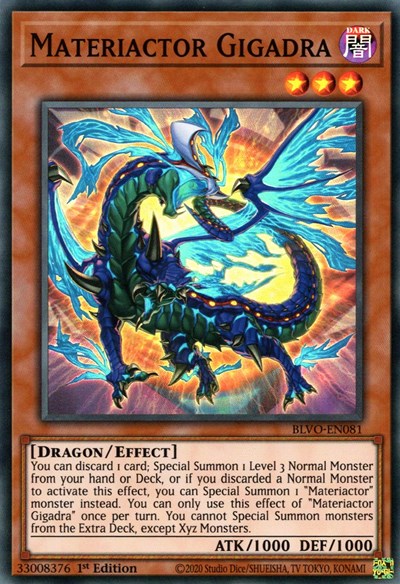 Materiactor Gigadra (BLVO-EN081) [Blazing Vortex]