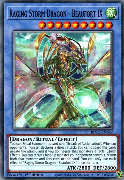 Raging Storm Dragon - Beaufort IX (BLVO-EN082) [Blazing Vortex]