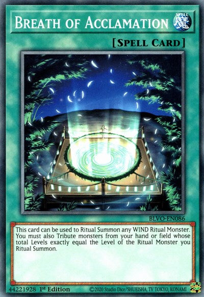 Breath of Acclamation (BLVO-EN086) [Blazing Vortex]