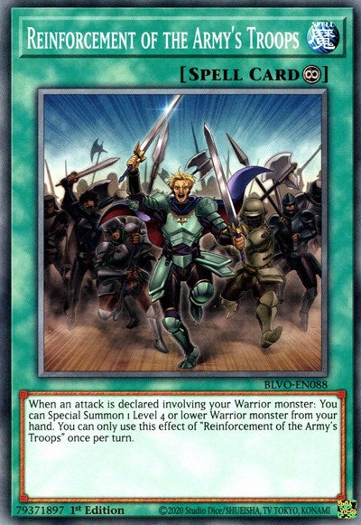 Reinforcement of the Army's Troops (BLVO-EN088) [Blazing Vortex]