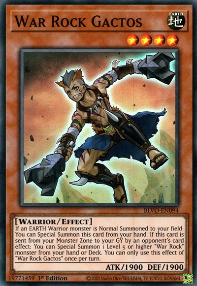 War Rock Gactos (BLVO-EN094) [Blazing Vortex]