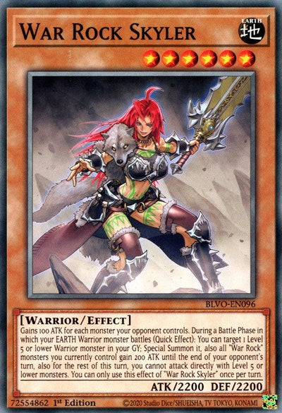 War Rock Skyler (BLVO-EN096) [Blazing Vortex]