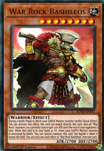 War Rock Bashileos (BLVO-EN097) [Blazing Vortex]