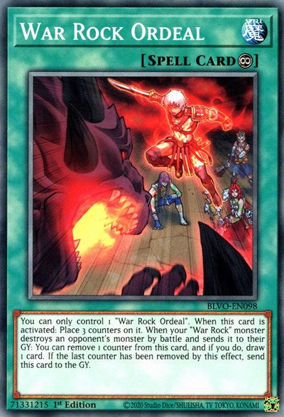 War Rock Ordeal (BLVO-EN098) [Blazing Vortex]