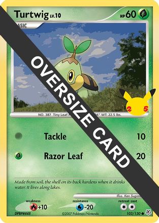 Turtwig 103/130  First Partner Pack - Promo