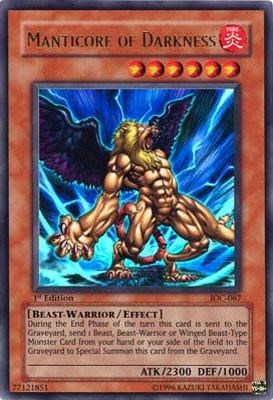 Manticore of Darkness (IOC-067) [Invasion of Chaos]