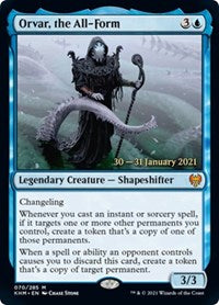 Orvar, the All-Form (70) [Prerelease Cards]