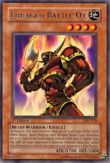 Enraged Battle Ox (IOC-070) [Invasion of Chaos]