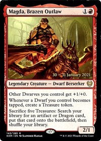 Magda, Brazen Outlaw (142) [Prerelease Cards]