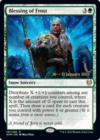 Blessing of Frost (161) [Prerelease Cards]