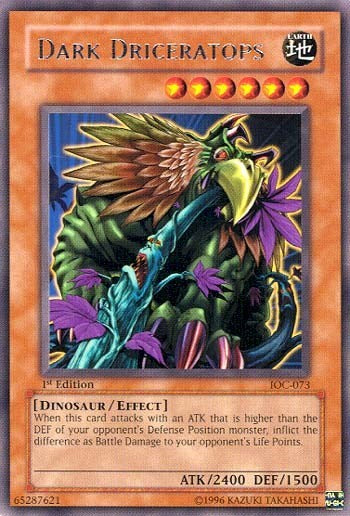 Dark Driceratops (IOC-073) [Invasion of Chaos]