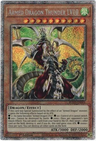 Armed Dragon Thunder LV10 (Starlight Rare) (BLVO-EN001) [Blazing Vortex]