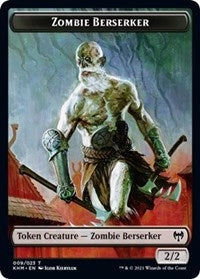 Zombie Berserker Token (9) [Kaldheim]