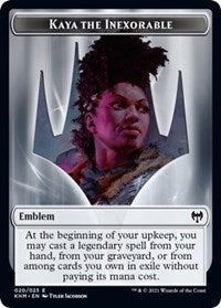 Emblem - Kaya the Inexorable (20) [Kaldheim]