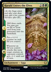 Harald Unites the Elves (213) [Promo Pack: Kaldheim]