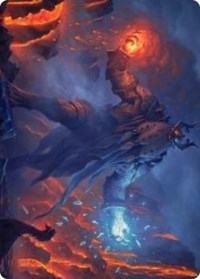 Aegar, the Freezing Flame Art Card (55) [Art Series: Kaldheim]