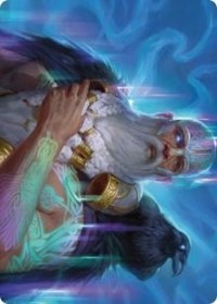 Alrund, God of the Cosmos Art Card (9) [Art Series: Kaldheim]