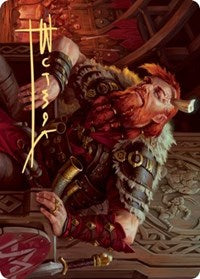 Arni Brokenbrow Art Card (Gold-Stamped Signature) (30) [Art Series: Kaldheim]
