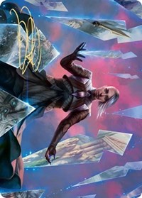 Behold the Multiverse Art Card (Gold-Stamped Signature) (10) [Art Series: Kaldheim]