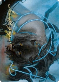 Bind the Monster Art Card (Gold-Stamped Signature) (11) [Art Series: Kaldheim]