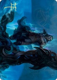 Cosima, God of the Voyage Art Card (Gold-Stamped Signature) (12) [Art Series: Kaldheim]