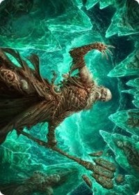 Draugr Necromancer Art Card (22) [Art Series: Kaldheim]