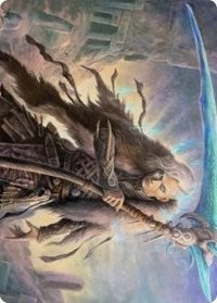 Egon, God of Death Art Card (24) [Art Series: Kaldheim]