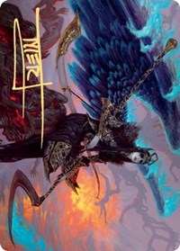 Eradicator Valkyrie Art Card (Gold-Stamped Signature) (25) [Art Series: Kaldheim]