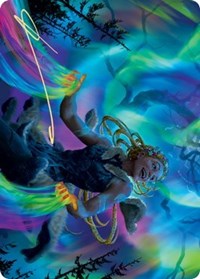 Esika, God of the Tree Art Card (Gold-Stamped Signature) (43) [Art Series: Kaldheim]