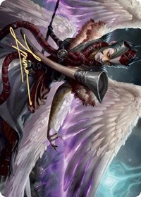 Firja, Judge of Valor Art Card (Gold-Stamped Signature) (56) [Art Series: Kaldheim]