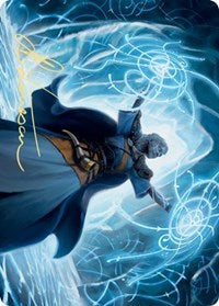 Frost Augur Art Card (Gold-Stamped Signature) (14) [Art Series: Kaldheim]