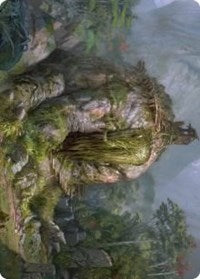 Gnottvold Slumbermound Art Card (70) [Art Series: Kaldheim]