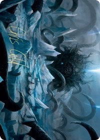 Icebreaker Kraken Art Card (Gold-Stamped Signature) (15) [Art Series: Kaldheim]