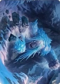 Icehide Troll Art Card (46) [Art Series: Kaldheim]