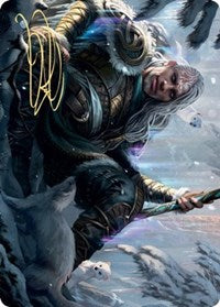 Jorn, God of Winter Art Card (Gold-Stamped Signature) (47) [Art Series: Kaldheim]