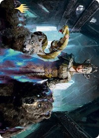 Kolvori, God of Kinship Art Card (Gold-Stamped Signature) (48) [Art Series: Kaldheim]