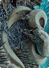 Koma, Cosmos Serpent Art Card (80/81) (80) [Art Series: Kaldheim]