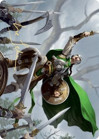Maja, Bretagard Protector Art Card (Gold-Stamped Signature) (61) [Art Series: Kaldheim]