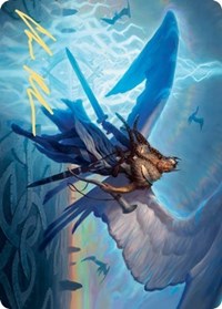 Righteous Valkyrie Art Card (Gold-Stamped Signature) (6) [Art Series: Kaldheim]