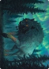 Sarulf, Realm Eater Art Card (65) [Art Series: Kaldheim]